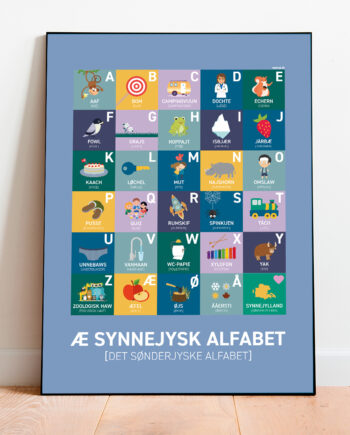Synnejysk Alfabet -blå
