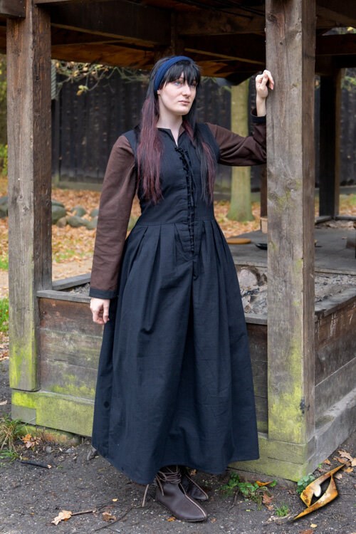 Adelina Dress Epic Armoury Epic Black  -large Live Rollespil