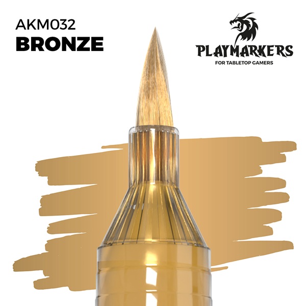 Ak Interactive Playmarkers: Bronze  Paint Marker Malingstusch