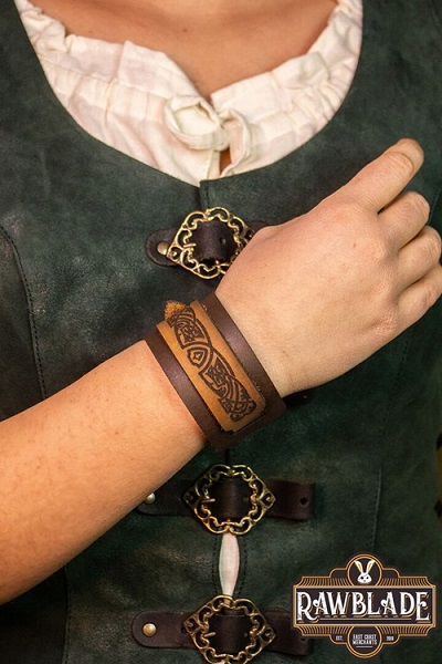Aredel Leather Bracelet Rawblade One Size Live Rollespils Tilbeh 195 184