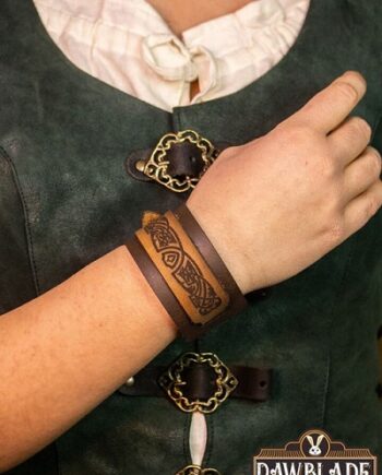 Aredel Leather Bracelet Rawblade One Size Live Rollespils Tilbeh 195 184
