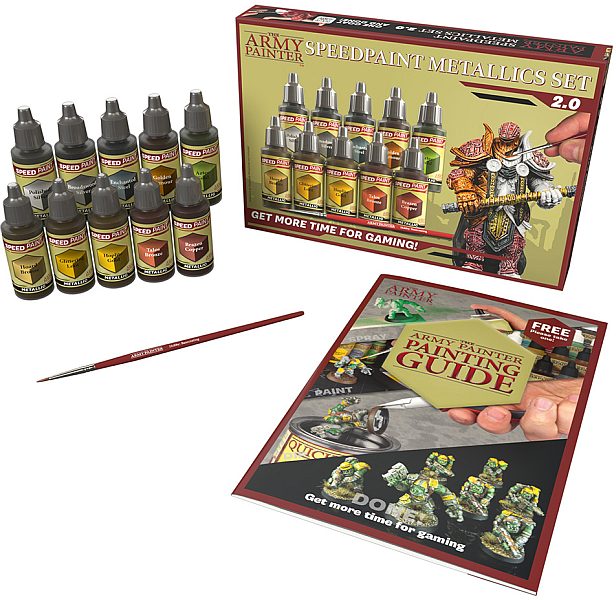 Army Painter  Speedpaint Metallics Set     Wp8062