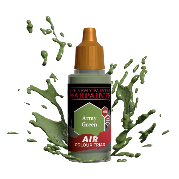 Army Painter Warpaints: Air Acrylics Army Green Aw1110