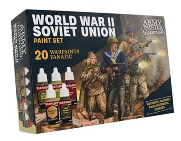 Army Painter Warpaints Historical  Warpaints Fanatic : World War Ii Soviet Union Paint Set Wp8112p