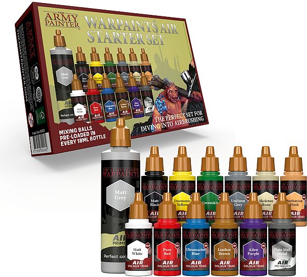 Army Painter  Warpaints Starter Set: Air Paint Set Aw8001