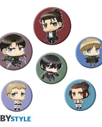 Attack On Titan Badge  -pack