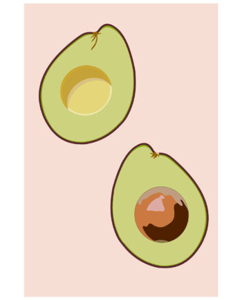 Avocado Af Pluma Posters