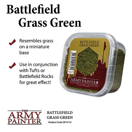 Basing Army Painter Battlefield Green Grass Bf4113