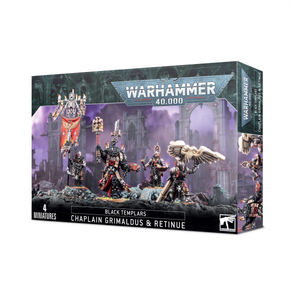 Black Templars Chaplain Grimaldus   Retinue 99120101364