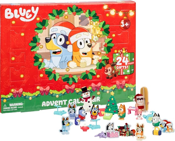 Bluey: Holiday Calendar 2025  Adventskalender Julekalender