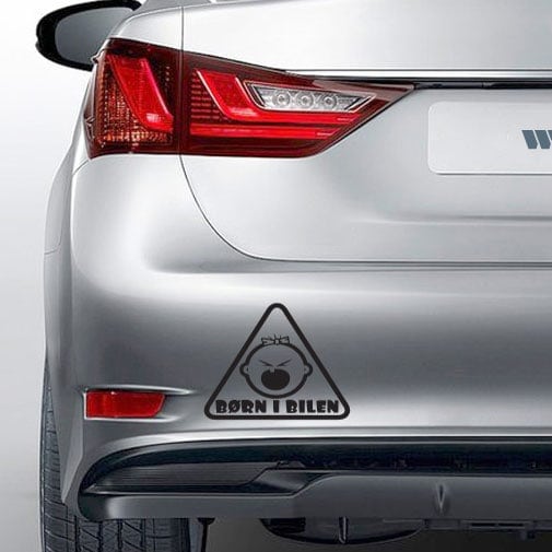 Børn Bilen Wallsticker