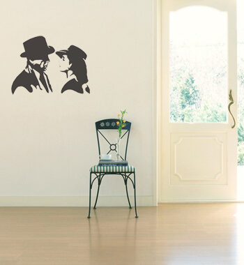 Bogart Wallsticker Af Jesper Haun  56x42 Cm