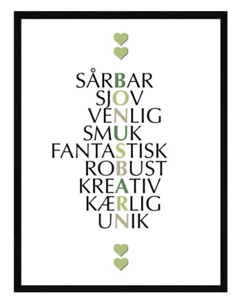 Bonusbarn Citat Plakat