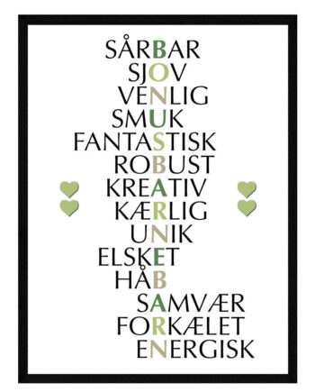Bonusbarnebarn Citat Plakat