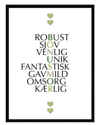 Bonusmor Citat Plakat