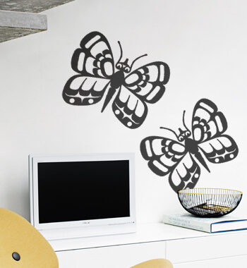 Buthaflyz Wallsticker Af Alan Smithee  60x60 Cm