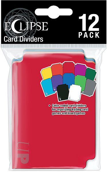 Card Dividers  Eclipse Multi-colored   12 Stk  Kortopdelere Til St 195 184 Rre Samlinger  Ultra Pro  15544