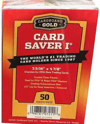 Cardboard Gold Card Saver   Toploaders  50 Stk