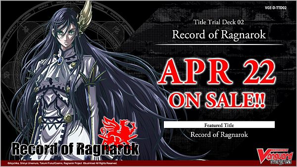 Cardfight  Vanguard Ccg   Overdress Trial Title Deck: Record Of Ragnarok Engelsk Dt Deck 02