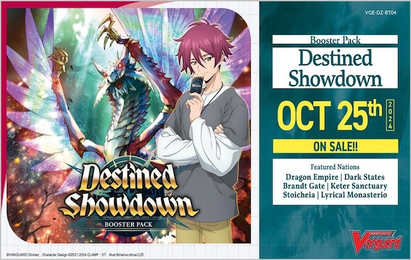 Cardfight  Vanguard Ccg Dz Divinez Set 04: Destined Showdown Booster Pack Engelsk