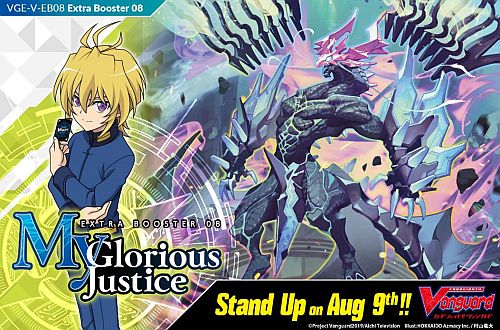 Cardfight  Vanguard Ccg    Eb Set 08: My Glorious Justice Booster Box  Display  12 Booster Packs Engelsk