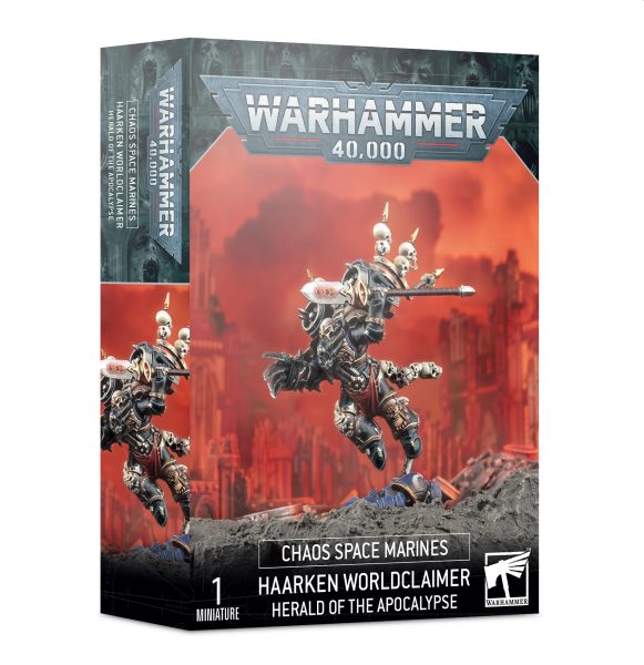 Chaos Space Marines Haarken Worldclaimer  Herald Of The Apocalypse 99120102164