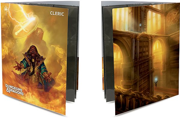 Character Sheet Mappe Dungeons   Dragons Class: Cleric Folio With Stickers Ultra Pro  18594