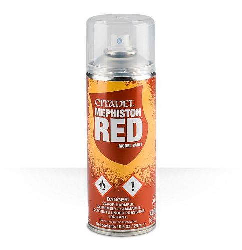 Citadel Primer Spray: Mephiston Red  Citadel Base  8020999908406