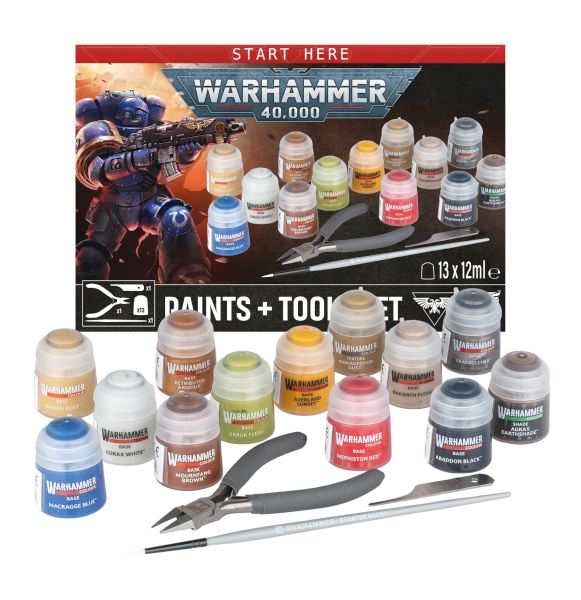 Citadel Warhammer 40 000 Paints   Tools Set  2026