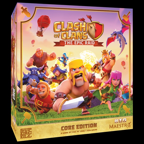 Clash Of Clans: The Epic Raid  Core Edition  Board Game