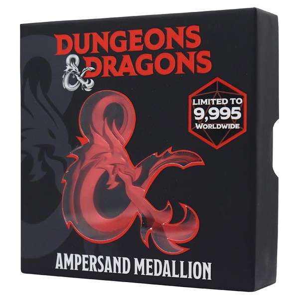 Dungeons   Dragons Ampersand Medallion  Red   Limited Edition