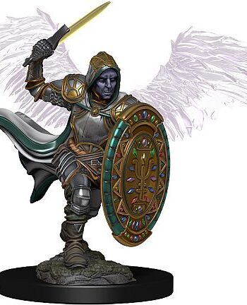 Dungeons   Dragons Icons Of The Realms Premium Miniatures: Aasimar Male Paladin  Wzk93007