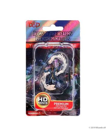 Dungeons   Dragons Icons Of The Realms Premium Miniatures: Tiefling Male Sorcerer  Wzk73819 Wzk93002