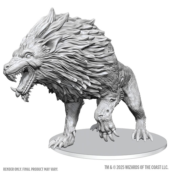 Dungeons   Dragons Nolzur   Marvelous Miniatures: Dire Worg  Wzk90848