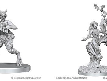 Dungeons   Dragons Nolzur   Marvelous Miniatures: Satyr   Dryad  Wzk90859