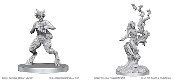 Dungeons   Dragons Nolzur   Marvelous Miniatures: Satyr   Dryad  Wzk90859