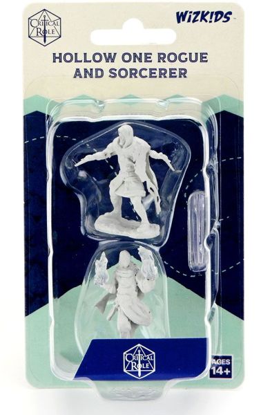 Fantasy Miniatures Critical Role: Unpainted Miniatures Hollow One Rogue And Sorcerer  Wzk90380