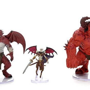 Fantasy Miniatures Icons Of The Realms: Archdevils Hutijin  Moloch  And Titivilus