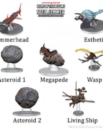 Fantasy Miniatures Icons Of The Realms: Ship Scale Asteroid Encounters  Wzk96181