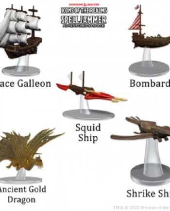 Fantasy Miniatures Icons Of The Realms: Ship Scale Welcome To Wildspace  Wzk96212