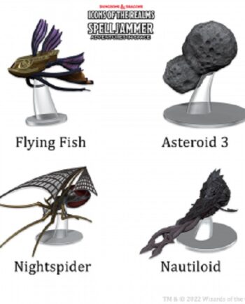 Fantasy Miniatures Icons Of The Realms: Ship Scale Wildspace Ambush  Wzk96177