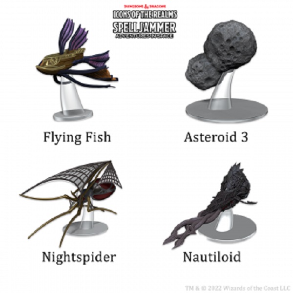Fantasy Miniatures Icons Of The Realms: Ship Scale Wildspace Ambush  Wzk96177