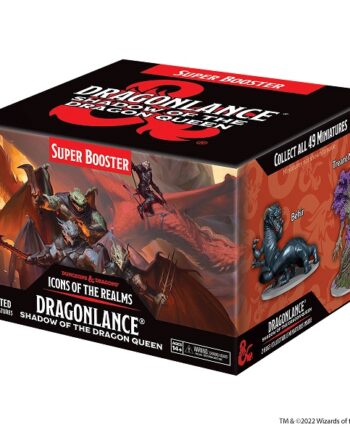 Fantasy Miniatures Set 25 Icons Of The Realms: Dragonlance: Shadow Of The Dragon Queen Super Booster Pack    Huge Rare Figurer
