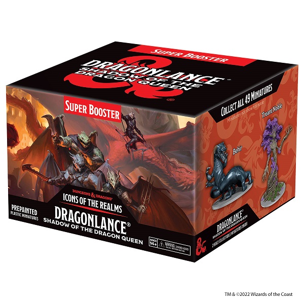 Fantasy Miniatures Set 25 Icons Of The Realms: Dragonlance: Shadow Of The Dragon Queen Super Booster Pack    Huge Rare Figurer