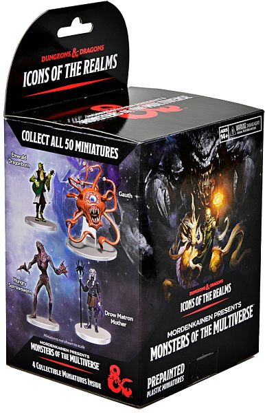 Fantasy Miniatures Set 22 Icons Of The Realms: Mordenkainen Presents: Monsters Of The Multiverse Booster Pack    Figurer