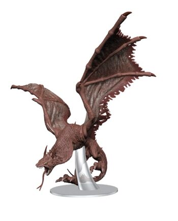 Fantasy Miniatures Set 26 Icons Of The Realms: Sand   Stone Wyvern Premium Figure