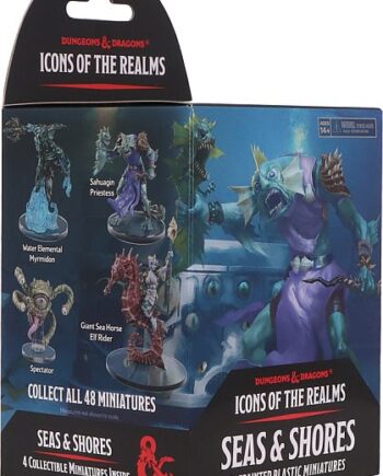 Fantasy Miniatures Set 28 Icons Of The Realms: Seas   Shores Booster Pack    Figurer