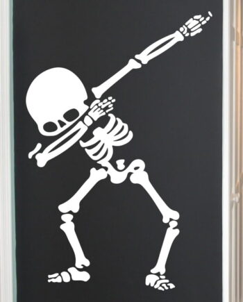 Dabbing Skelet Wallsticker
