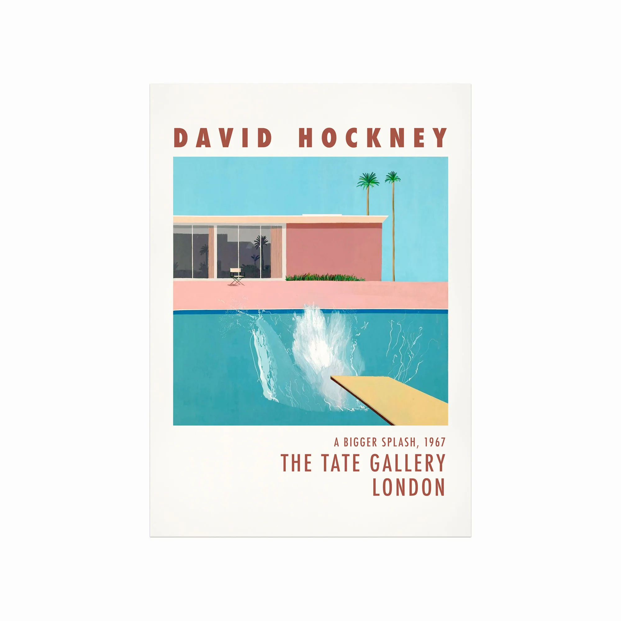 David Hockney Plakat Bigger Splash