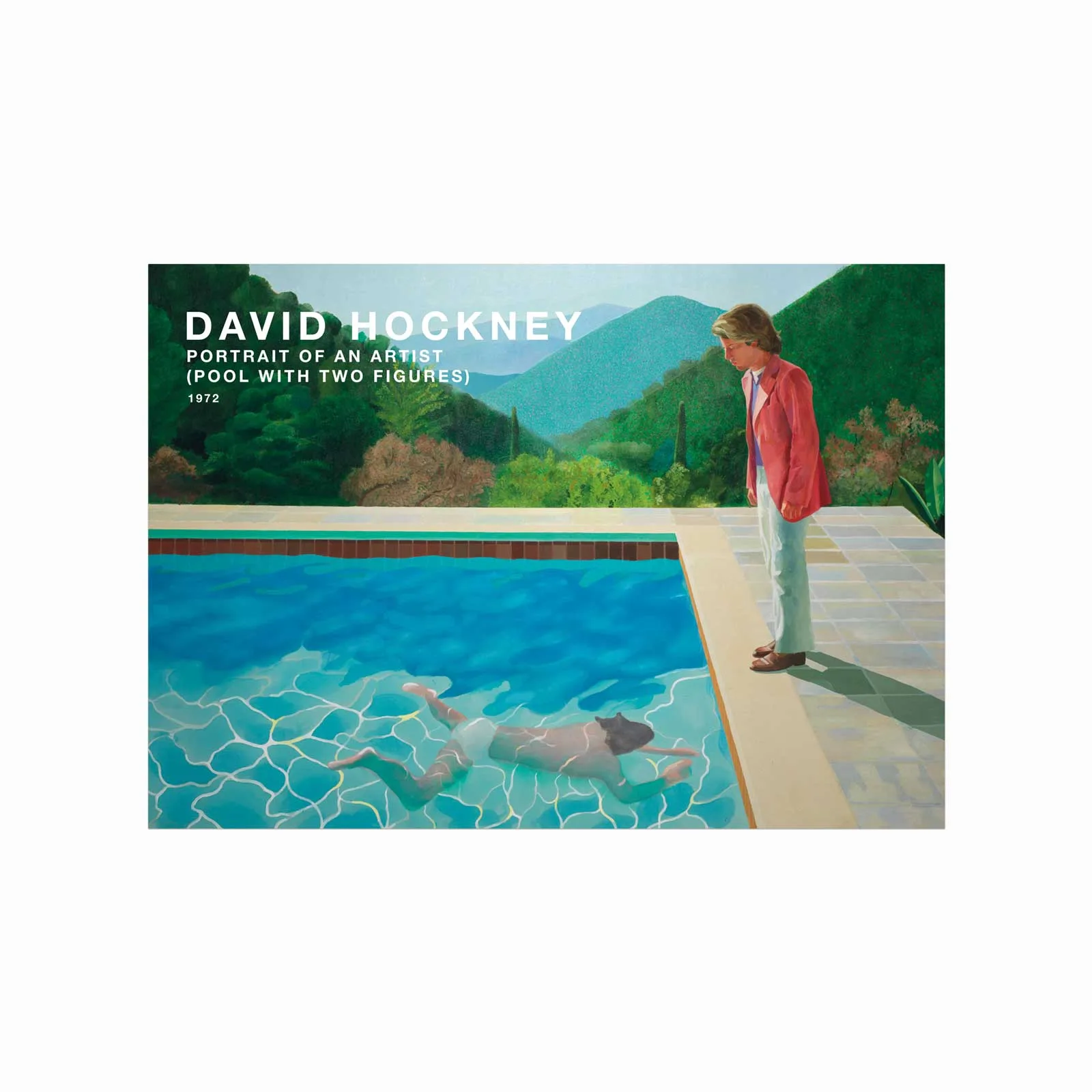 David Hockney Plakat Portrait Of An Artist Pool With Two Figures
